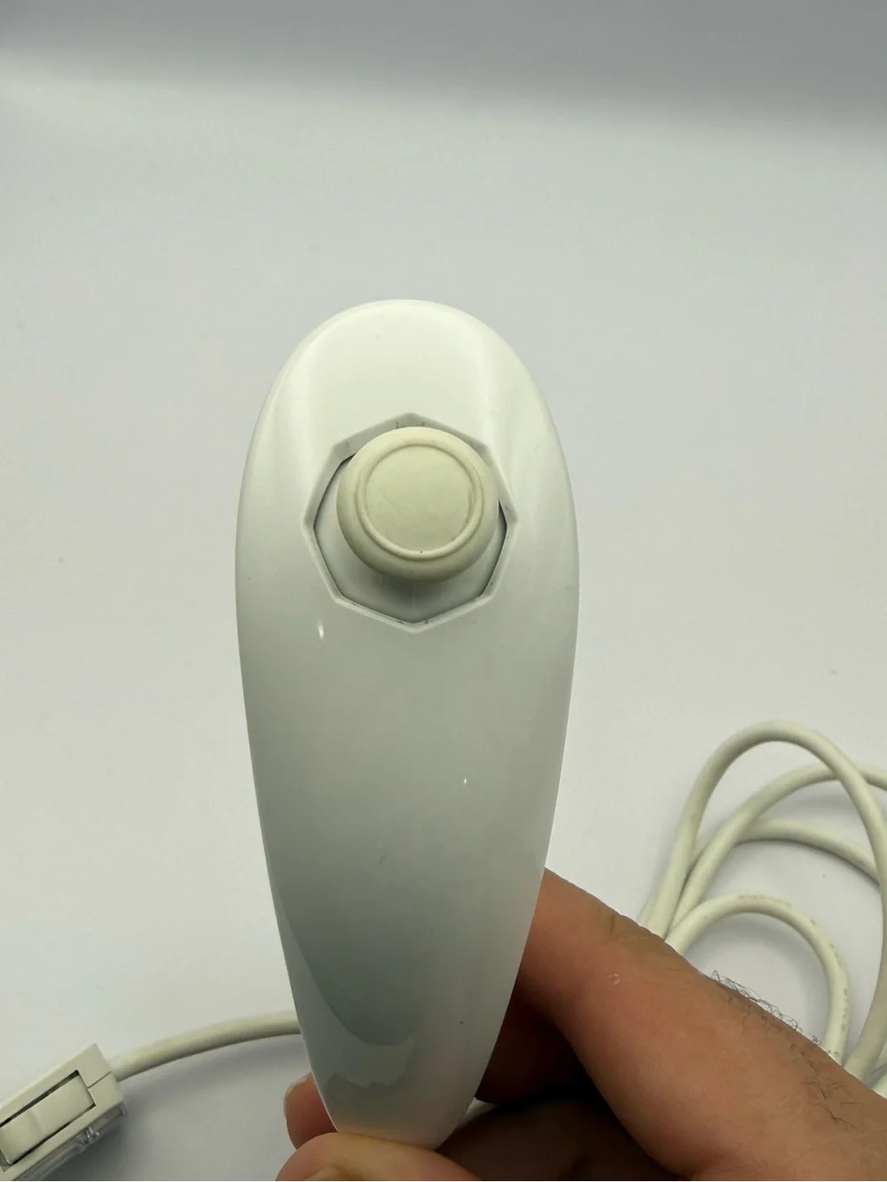 Used OEM White Nunchuck Controller RVL-004 NINTENDO WII / U Official